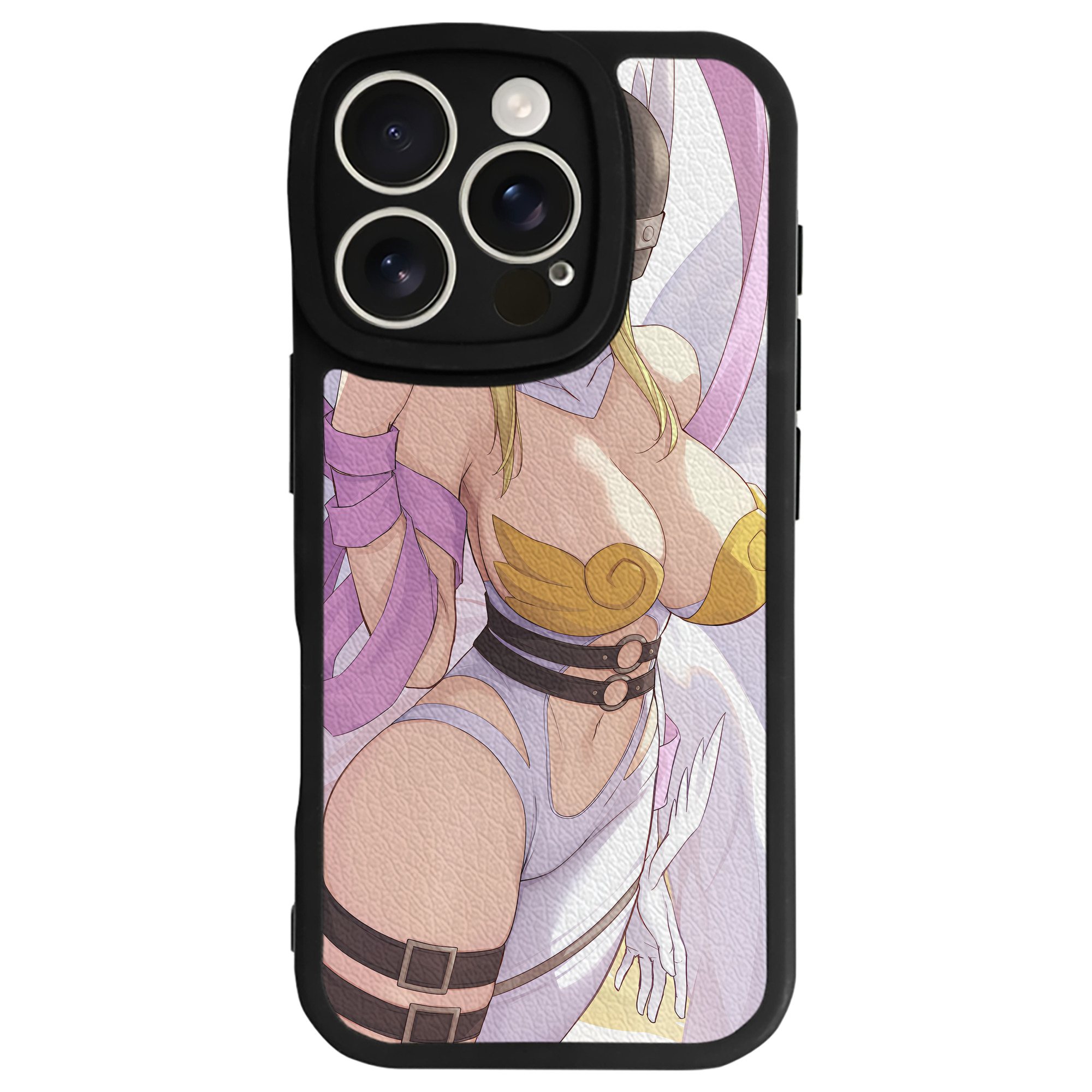 （画像用） Digimon デジタルモンスター/デジモン 【iPhone 16シリーズ対応】シリコンスマホケース（レザー調） 材質：シリコン
